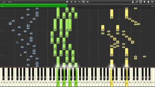 [Synthesia Piano] 東方神靈廟 - 在美妙的墓地裡住下吧 | 1千+ 音符 | ~ MIDI Author: ScubDomino @WhiteCu