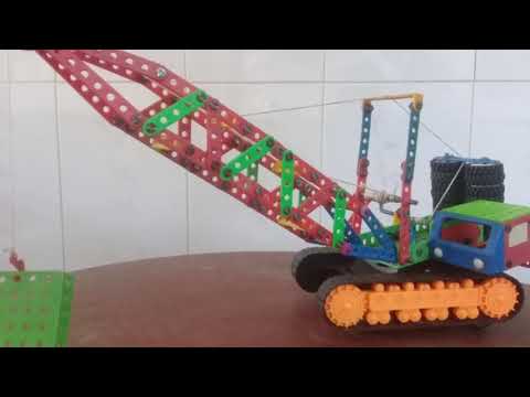 Video Mô hình xe cần cẩu kĩ thuật lớp 5 - youtube