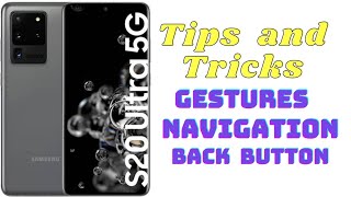 Galaxy S20 Ultra Gesture Navigation | back Button How to Setting screenshot 3
