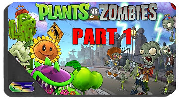 Plants Vs Zombies - Gameplay Walkthrough Part 1 Levels 1-10