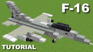 ✔ Minecraft | F-16 Fighting Falcon Tutorial / F-16 Yapımı