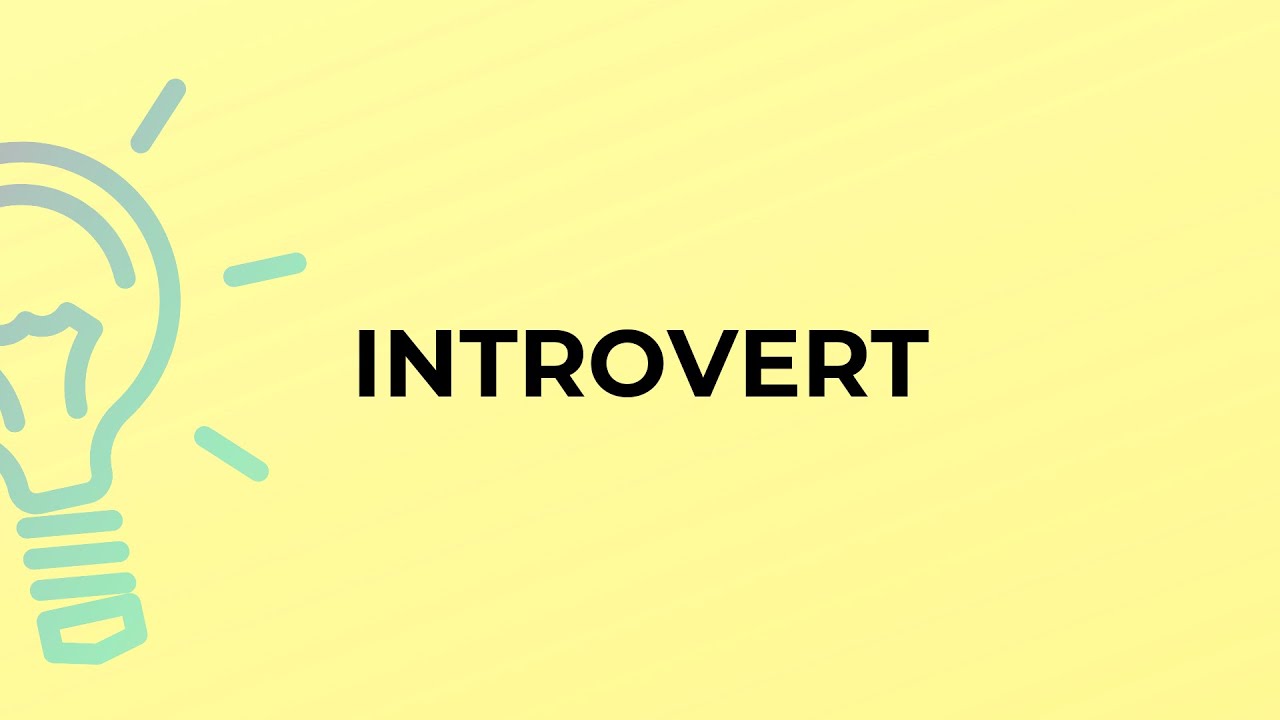 What is the meaning of the word INTROVERT?