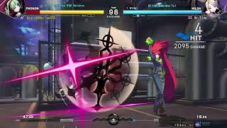 UNDER NIGHT IN-BIRTH II Sys:Celes (PC) - Marisa v Mr. Tina (Match 3)