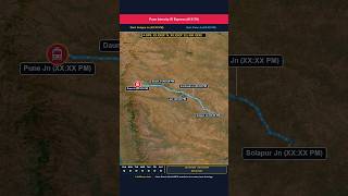 Pune Intercity Sf Express (12170) Route & Fares π | Solapur Jn to Pune Jn #Shorts Pune Intercity Sf Express (12170) Route & Fares π | Solapur Jn to Pune Jn #Shorts