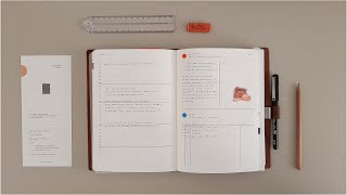 new notebook system 📔 | traveler’s notebook / notebook setup / journal with me