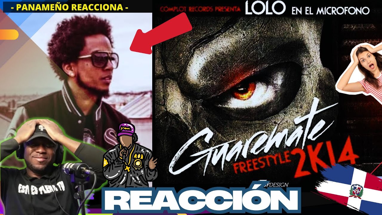|PANAMEÑO REACCIONA|  Lolo en el Microfono -  Guaremate  Freestyle 2014 #RapDominicano