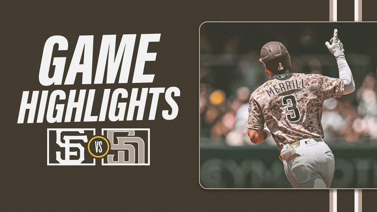 Giants vs. Padres Game Highlights (8/2/26) | MLB Highlights