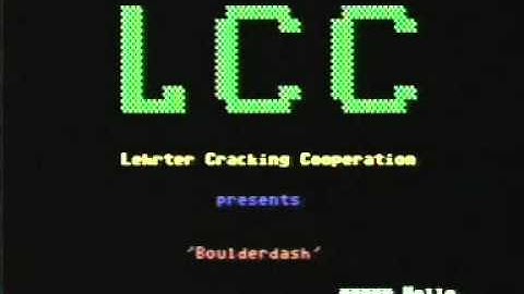 L.C.C. INTRO - BOULDER DASH (Commodore 64) - 1985