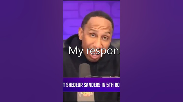 Stephen A  Smith   “SHAME on you!” Shedeur Sanders fell to the FIFTH round？ My response