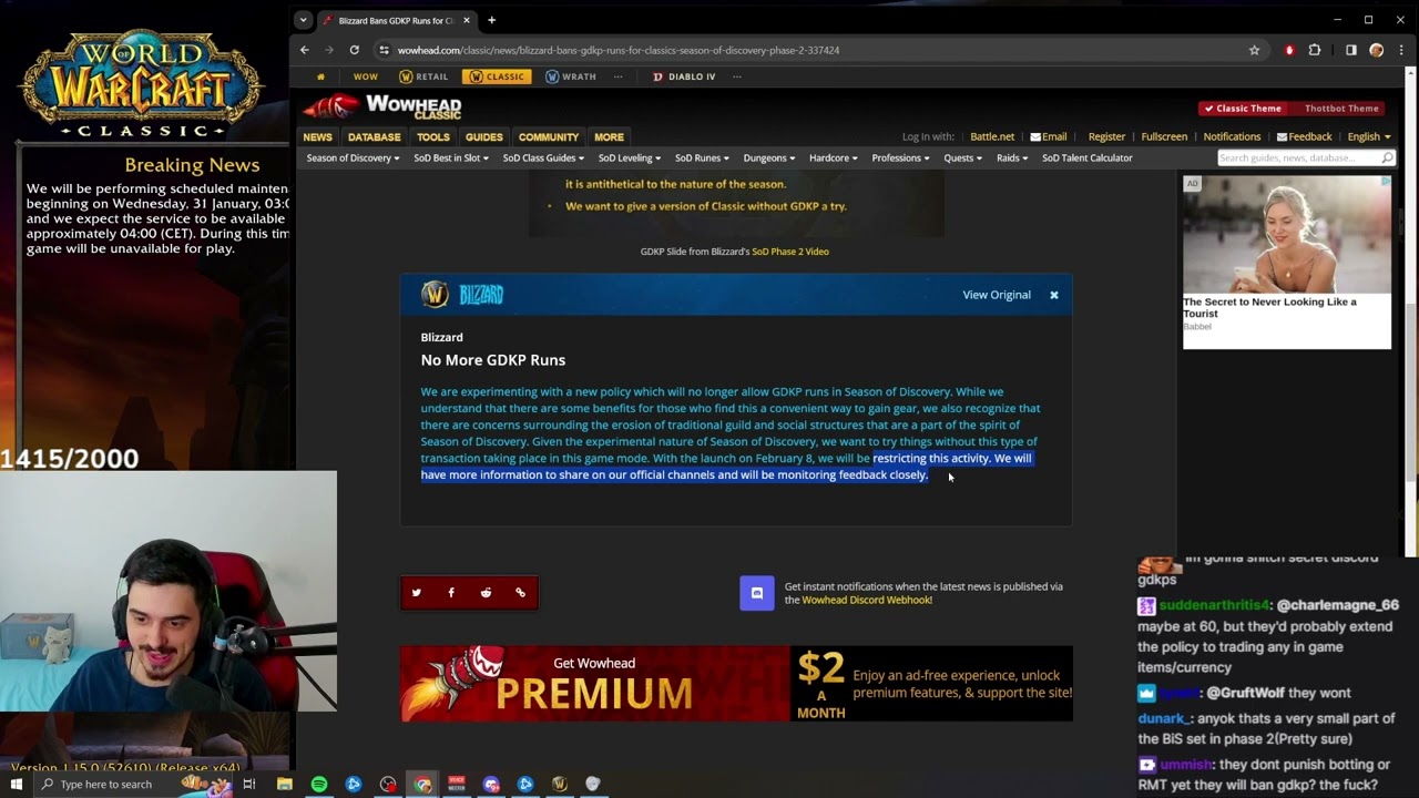 So They BANNED GDKP in PHASE 2 of Season of Discovery