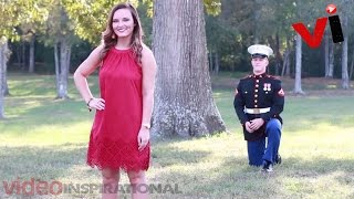 Love Before A Long Deployment – This Marine Sets Up A Secret Proposal For His Girlfriend