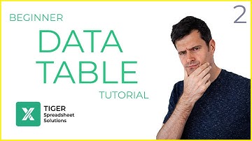 Excel Data Table Tutorial Part 2/2 - Data Tables for Powerful Excel Optimisation