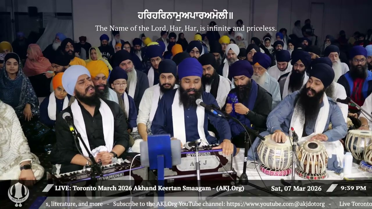 008 Bhai Jasdeep Singh Jee Toronto at March 2026 Smaagam - Raensabayee Keertan Toronto