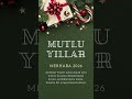 Mutlu Yıllar! #yeniyılınızkutluolsun #newyear