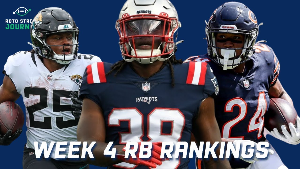 Fantasy Football Week 4 RB Rankings James Robinson Khalil Herbert fantasy-football-week-4-rb-rankings-james-robinson-khalil-herbert