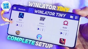 Winlator Tiny Version for Low-End Devices! 100+ FPS On GTA 4 | Best Performance - Winlator Setup