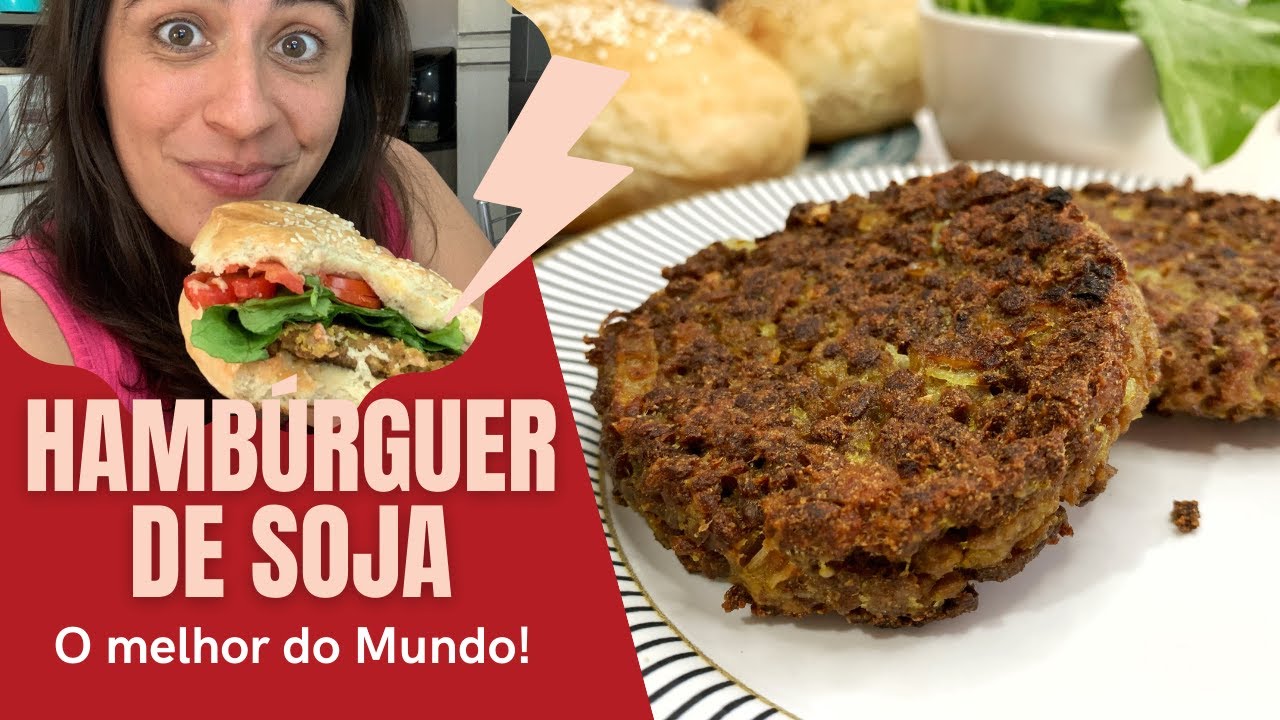 O MELHOR HAMBÚRGUER DE SOJA DO MUNDO! Hamburguer vegano e como flambar! FLAMBÔ.