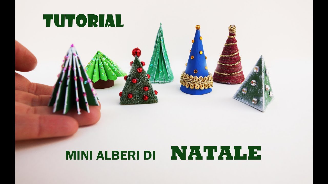 7 Diy Tutorial Come Fare Mini Alberi Di Natale