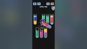 Water Color Sort Level 1516 1517 1518 1519 1520 WalkThrough Solution Gameplay