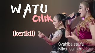 Watu cilik (kerikil ) Syahiba saufa - Niken salindri, lirik dan terjemah bahasa Indonesia