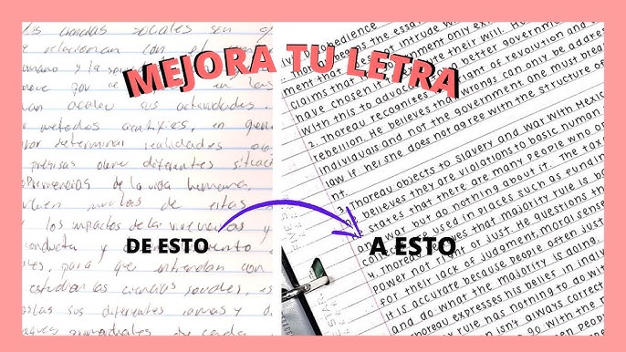 Cómo tener una letra bonita y pequeña? / mejora tu letra 