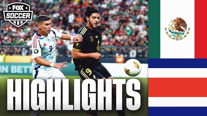 Mexico vs. Costa Rica Concacaf Gold Cup Highlights | FOX Soccer