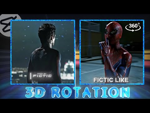 CapCut 3D Rotation Like @fictic_editz 🔥 | Step-by-Step Full Tutorial
