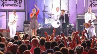 Weezer ft Sara Bareilles- (If You're Wondering If I Want You To) I Want You To - Jimmy Kimmel Live