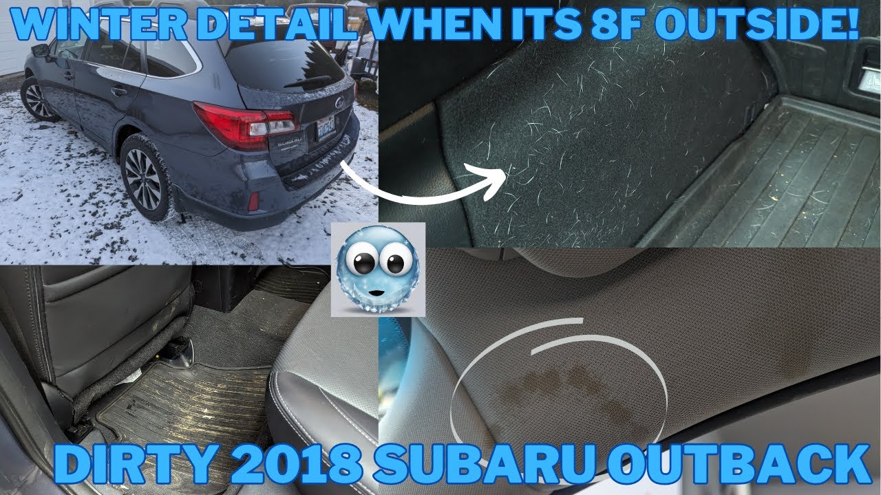 Dirty Pet Hair Subaru Outback Gets a Full Car Detail Inside and Out w