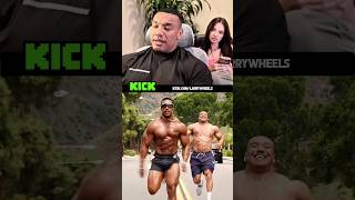 Larry Wheels can’t believe Ashton Hall is BIGGER than him despite being 60 LBS LESS #larrywheels