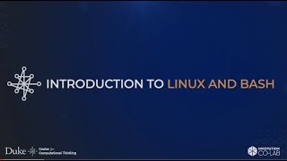 Intro to Linux and Bash
