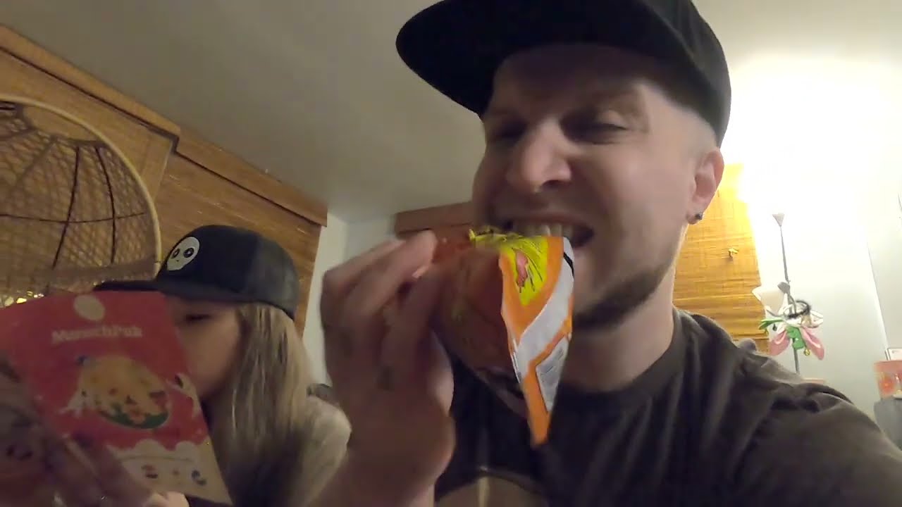 eating things on camera (Feb 2022 MunchPak)