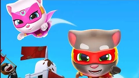 Talking Tom Hero Dash Gameplay Walkthrough Part 2 - Super Angela [iOS/Android Games]#viral