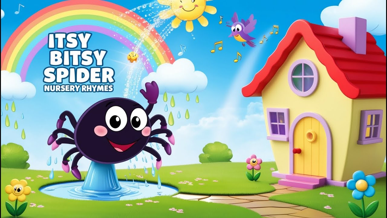 Itsy Bitsy Spider Nursery Song | Classic Nursery Rhymes for Children ...