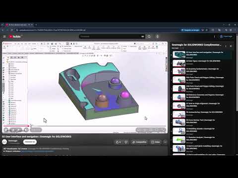 How to access Geomagic for SolidWorks training in Portuguese