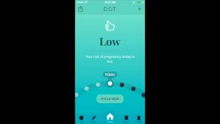 Dot The App Tutorial: How To See Your Past Cycles, Edit and Enter Period End Dates screenshot 1