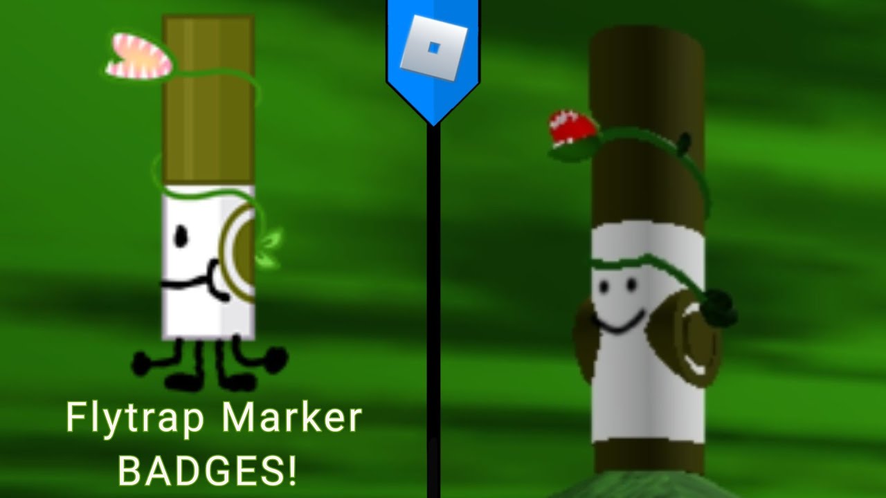 HOW TO GET Flytrap Marker BADGES! Find the Markers (ROBLOX) YouTube