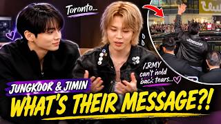 JUNGKOOK & JIMIN Back in the Spotlight Ahead of Toronto! This Emotional Message Has ARMY in Tears!