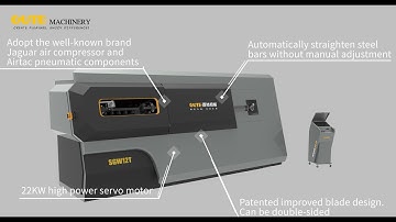 AUTOMATIC STRAIGHTENING CNC STIRRUP BENDING MACHINE SGW12T