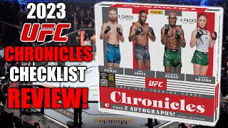 2023 UFC Chronicles Checklist Review