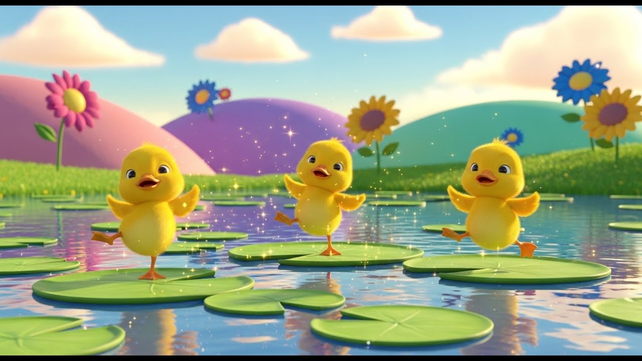 Let’s Count Five Little Ducks – Fairy Pond Adventure | Fun Counting Song for Kids | Magical Fairy