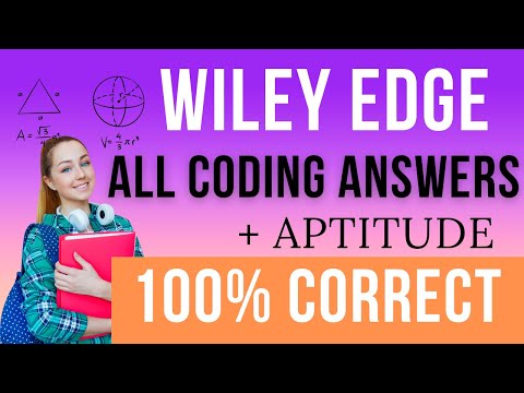 WILEY EDGE CODING SOLUTIONS | WILEY EDGE APTITUDE ANSWERS | HARI CODE | EXETER CAPTION | ROBERT CODE