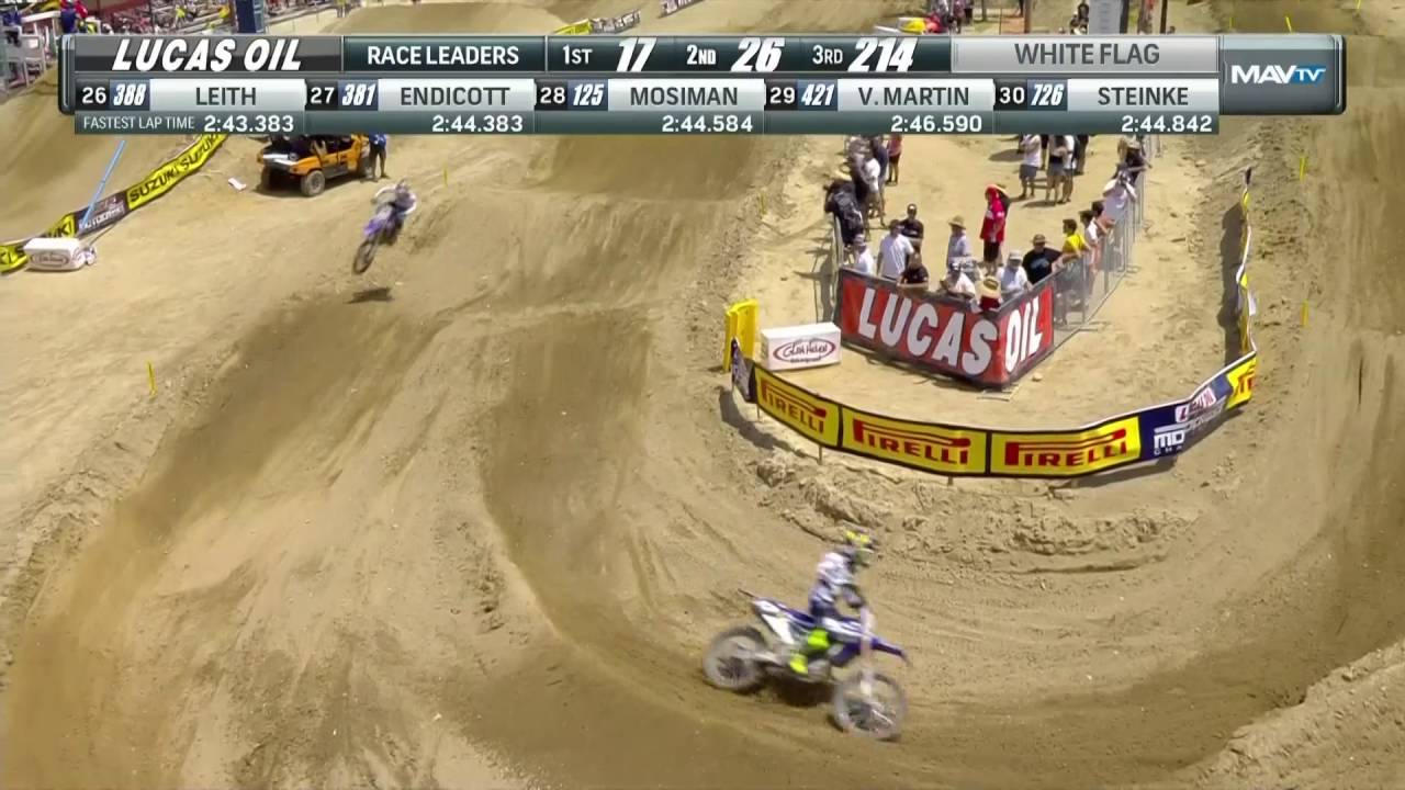 Glen Helen 250 Moto 1 Webb and A