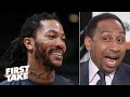 Stephen A.: Derrick Rose is a perfect fit for the Lakers | First Take