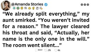 [FULL STORY] We already split everything,” my aunt smirked. “You weren’t invited for a reason...