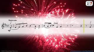 New Year&#39;s Eve Song for violin - New Year  Sheet Music Play-Along