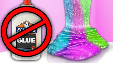 Making Slime Using NO GLUE!