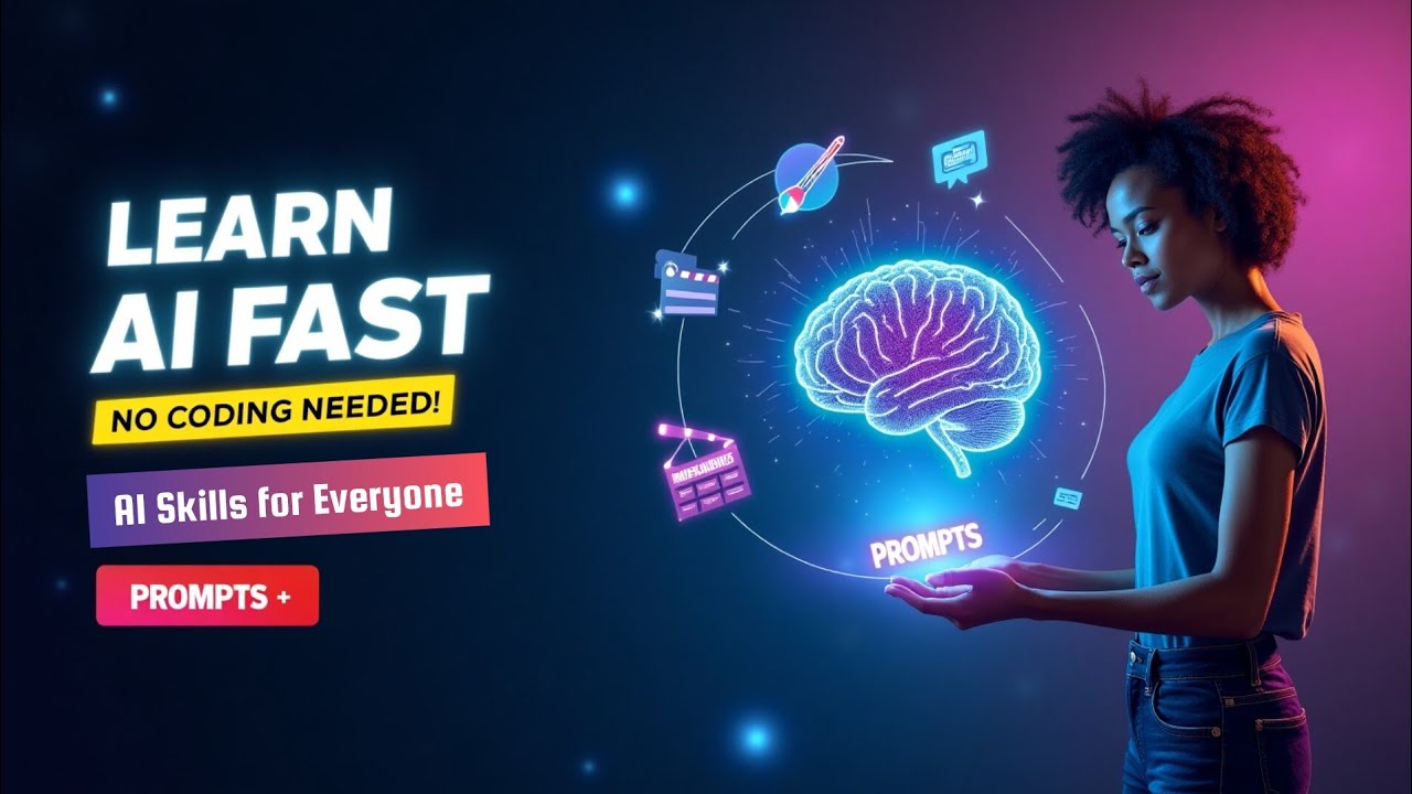 Learn AI Fast in 2025 (No Coding!) | ChatGPT & Midjourney Hacks + $150K Skill