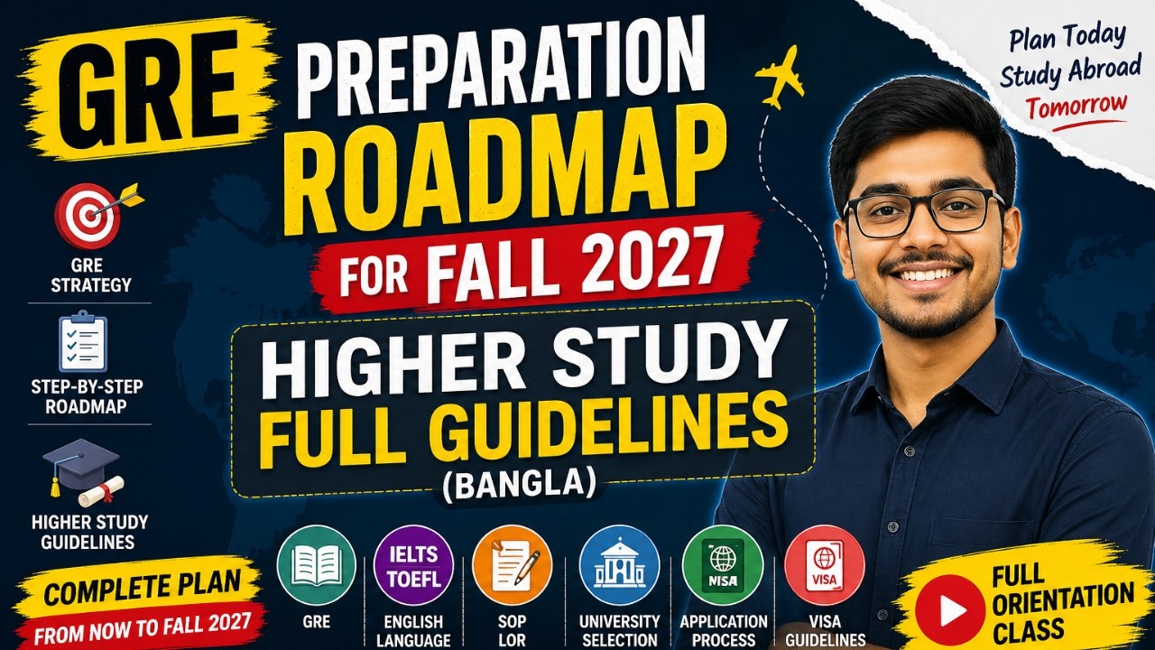 GRE Preparation Roadmap for Fall 2027 | Higher Study Full Guidelines ...