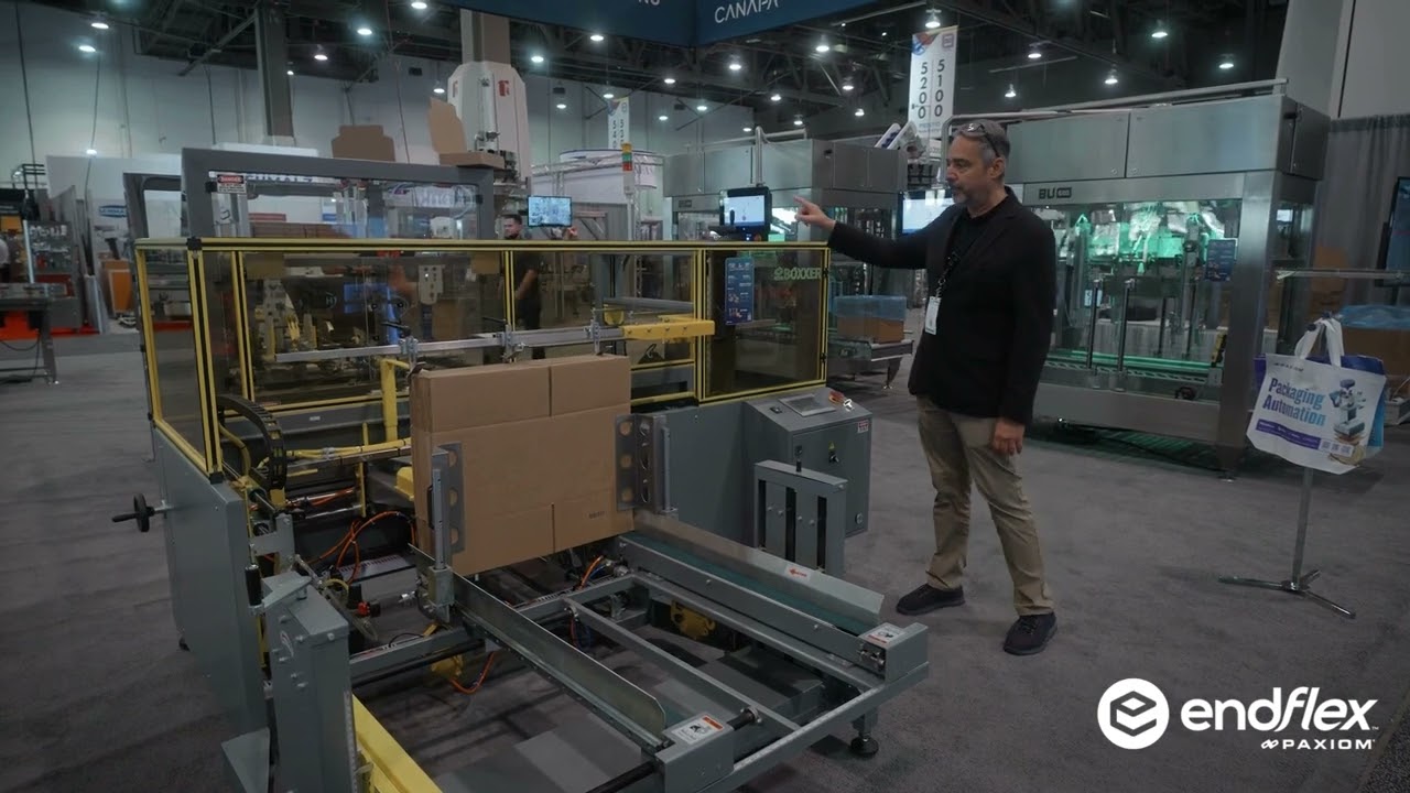 Boxxer T-18 Case Erector Explanation at Pack Expo 2023